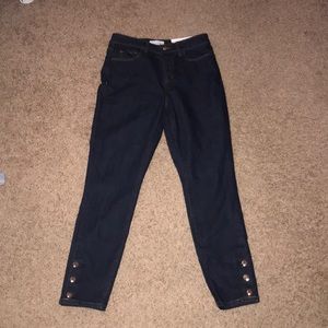 Loft Curvy Skinny Ankle Jeans